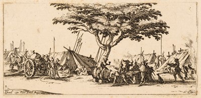 Lot 36 - Callot (Jacques, 1592-1635). Les Petites Misères de la Guerre, 1636, etchings, set of 6