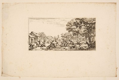 Lot 36 - Callot (Jacques, 1592-1635). Les Petites Misères de la Guerre, 1636, etchings, set of 6