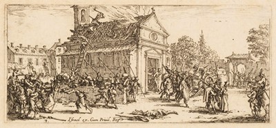 Lot 36 - Callot (Jacques, 1592-1635). Les Petites Misères de la Guerre, 1636, etchings, set of 6