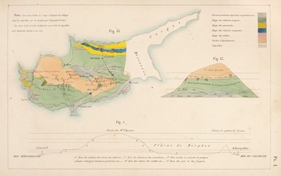 Lot 12 - Gaudry (Albert). Recherches scientifiques en orient, 1st edition, signed, Imprimerie impériale, 1855