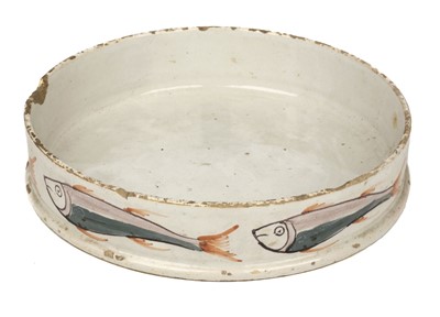 Lot 462 - Liverpool Delft. An 18th-century char-pot by Zachariah Barnes