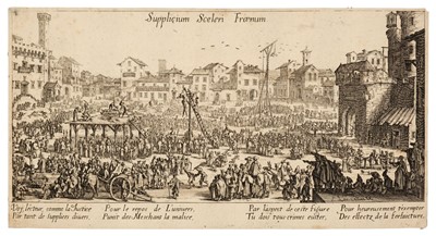 Lot 42 - Callot, Jacques (1592-1635). Etchings from Les Supplices, and Capricci, etchings, 1617-1629