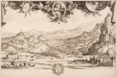 Lot 37 - Callot (Jacques, 1592-1635).  Combat d’Avigliano, etching, circa 1630