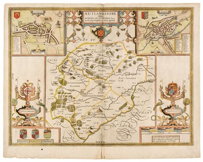 Lot 89 - Rutland. Speed (John), Rutlandshire with Oukham and Stanford her Bordering neighbour, 1627