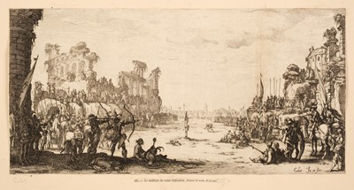 Lot 41 - Callot (Jacques, 1592-1635). St. Sebastian, 1631, etching

Callot (Jacques, 1592-1635). Le Martyre de St. Sébastien, etching, 1631