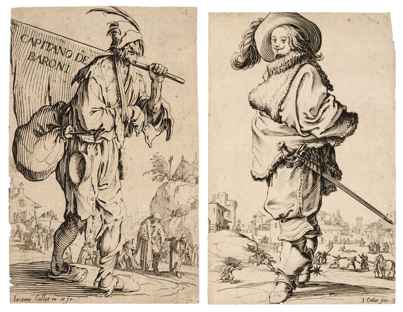 Lot 43 - Callot, Jacques (1592-1635). Various etchings from Les Gueux, La Noblesse, Les Gobbi, circa 1620s