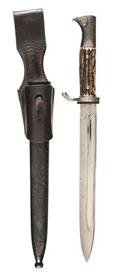 Lot 326 - German Bayonet. A WWII German Parade Bayonet