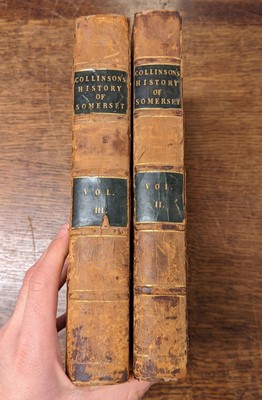 Lot 35 - Collinson (John). The History and Antiquities of the County of Somerset, 3 vols., 1791