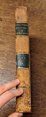 Lot 35 - Collinson (John). The History and Antiquities of the County of Somerset, 3 vols., 1791