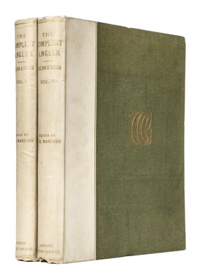Lot 64 - Walton (Izaak & Charles Cotton). The Compleat Angler, 2 volumes, 1888