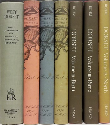 Lot 47 - H.M.S.O. Historical Monuments in the County of Dorset, 4 volumes in 7, London, 1952-72