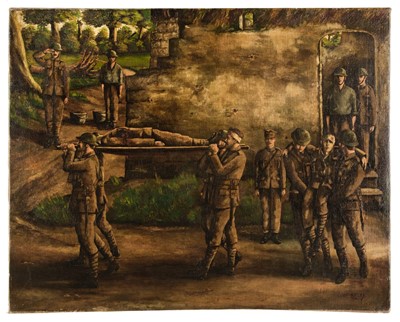 Lot 242 - World War One Evacuation Scene, 1921