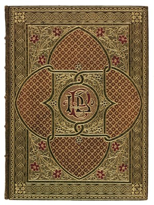 Lot 246 - Binding. Illuminated address titled 'To Percy L. Pewtress Esq., Organist at Lee Chapel