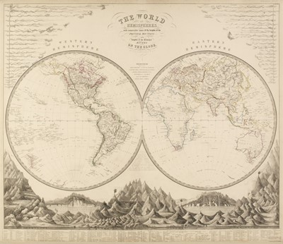 Lot 18 - Johnston (A.  K.). The National Atlas of Historical, Commercial and Political Geography...,1850