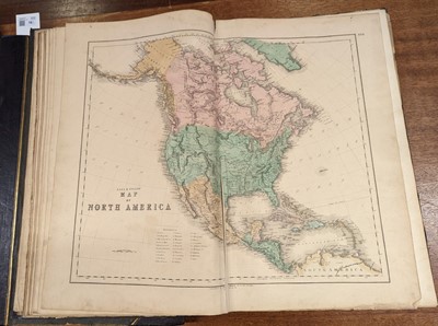Lot 18 - Johnston (A.  K.). The National Atlas of Historical, Commercial and Political Geography...,1850
