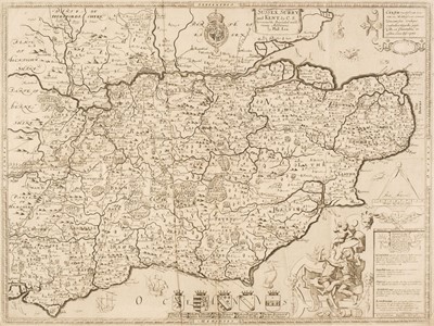 Lot 154 - Sussex, Surrey and Kent. Saxton (Christoper & Lea Philip), circa 1693