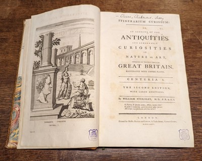 Lot 45 - Stukeley (William). Itinerarium Curiosum: or, an Account of the Antiquities..., 2 vols. in one, 1776