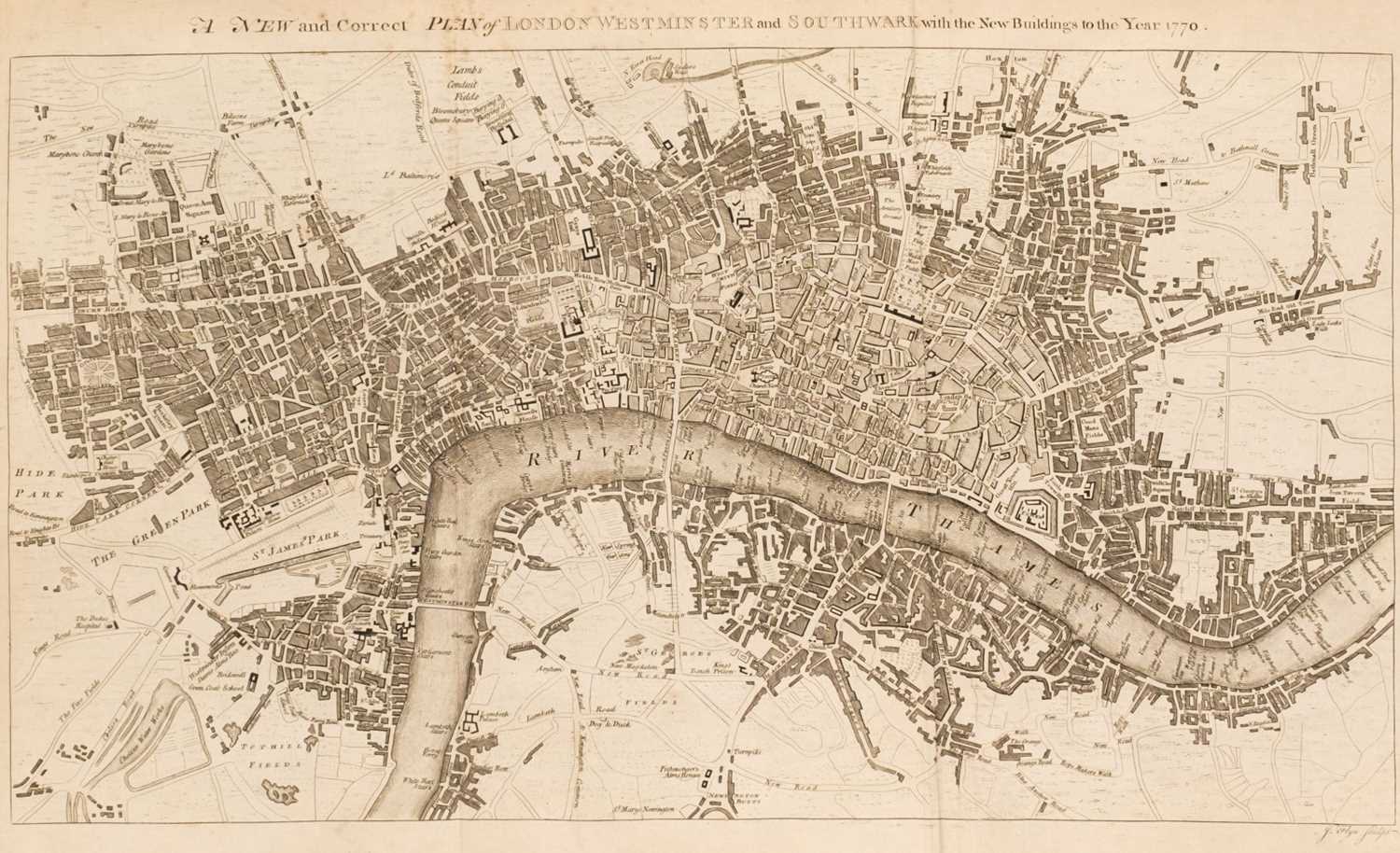 Lot 33 - Chamberlain, Henry). A New and Compleat History and Survey of the Cities of London..., [1770]
