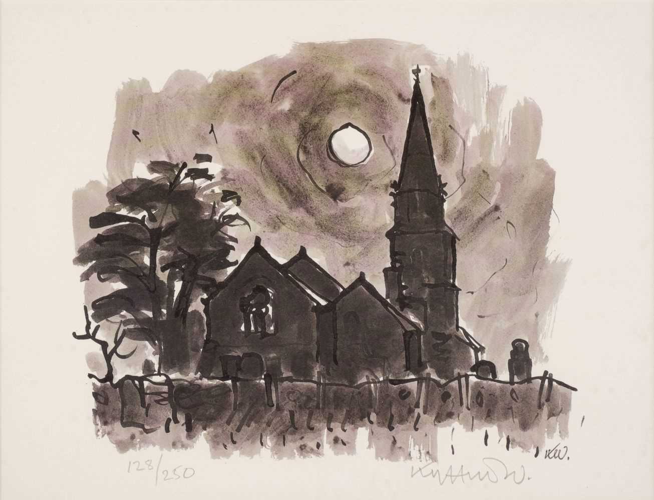 Lot 239 - Williams (Kyffin, 1918-2006). Llanedwen Church...