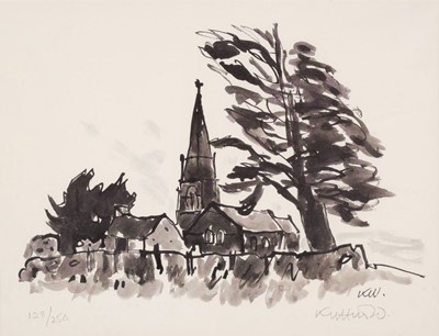 Lot 239 - Williams (Kyffin, 1918-2006). Llanedwen Church...