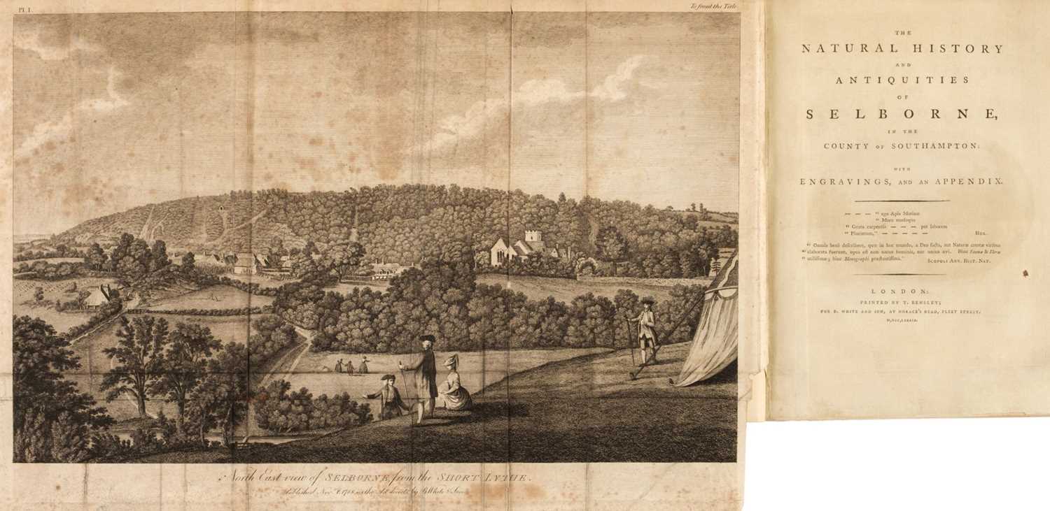 Lot 88 - White (Gilbert). The Natural History and Antiquities of Selborne, 1st edition, 1789