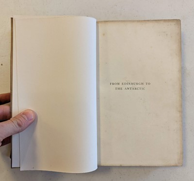 Lot 21 - Murdoch (W.G. Burn). From Edinburgh to the Antarctic, 1st edition, 1894