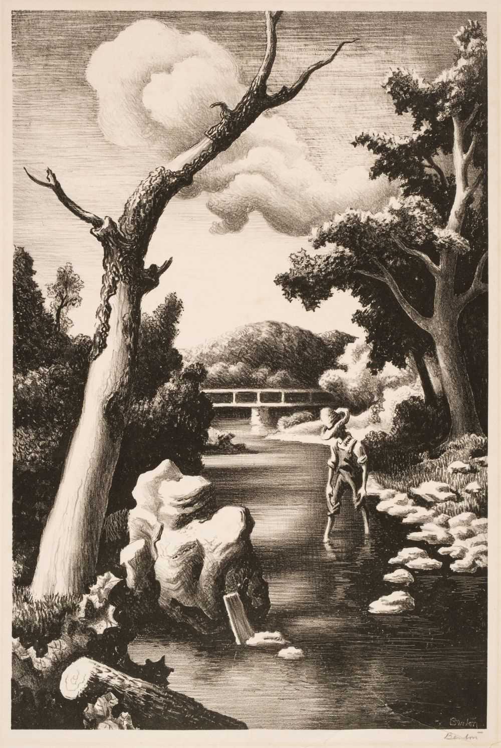 Lot 189 - Benton (Thomas Hart, 1889-1975). Shallow Creek, 1939