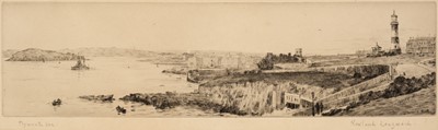 Lot 202 - Langmaid (Rowland 1897-1956). Plymouth Hoe..., and others