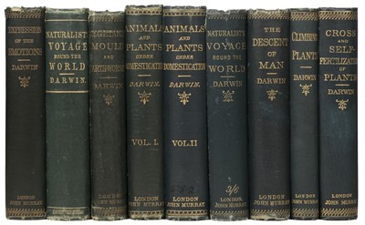 Lot 57 - Darwin (Charles). The Expression of the Emotions in Man and Animals, 1873
