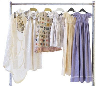 Lot 542 - Children's Clothes. A Regency girl's dress, circa 1810