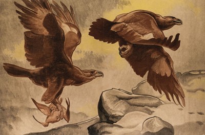 Lot 101 - Talbot Kelly (Richard Barrett, 1896-1971). Golden eagles