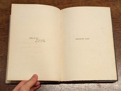 Lot 22 - Murray (James. George Marston). Antarctic Days, edition de luxe, London: Andrew Melrose, 1913