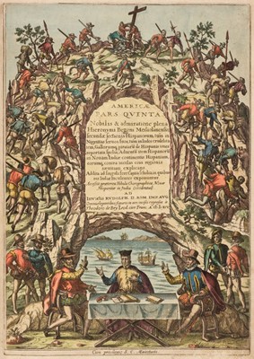 Lot 14 - De Bry (Theodore). Americæ Pars Quinta, Frankfurt: Theodore De Bry, 1595