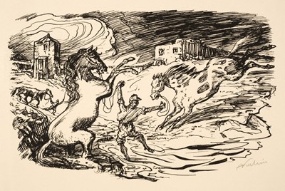 Lot 201 - Kubin (Alfred, 1877-1959). Die drei Lithographien, 1920