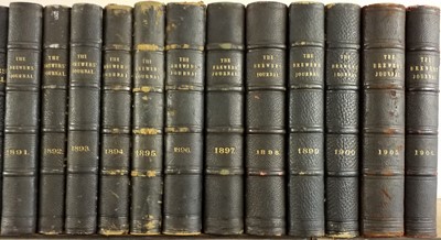 Lot 181 - The Brewers' Journal. A Monthly Trade Circular, a broken run of 17 volumes, London, 1871-1906