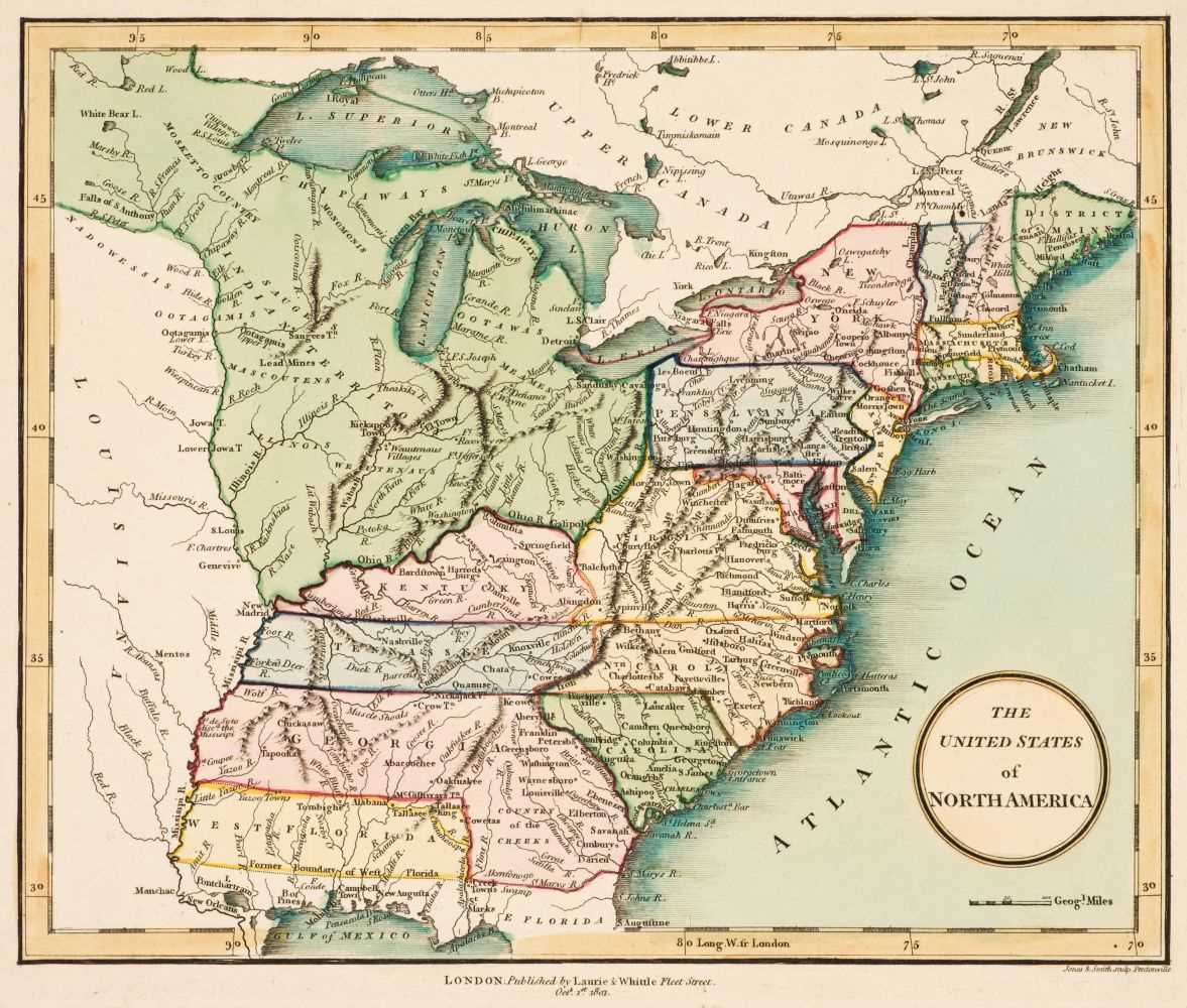 Lot 477 - North America. A collection of 82 maps, 18th & 19th century