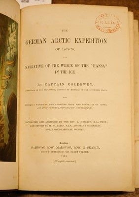 Lot 22 - Koldewey (Karl). The German Arctic Expedition of 1869-70, 1874