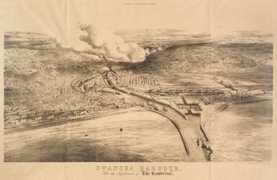 Lot 550 - Swansea. The Cambrian (publisher). Swansea Harbour..., supplement of The Cambrian, 1897