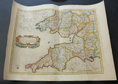 Lot 497 - South West England. Mercator (Gerard), Cornubia, Devonia. Somersetus..., 1595 or later