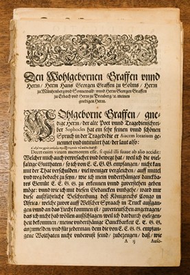 Lot 12 - De Bry (Johann Theodore). Regnum Congo, Frankfurt: Durch Matthias Becker, 1609