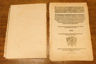 Lot 12 - De Bry (Johann Theodore). Regnum Congo, Frankfurt: Durch Matthias Becker, 1609