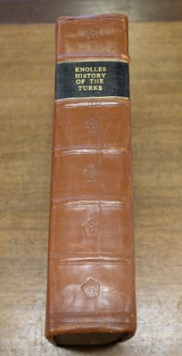 Lot 21 - Knolles (Richard). The Generall Historie of the Turkes, 2nd edition, London: Adam Islip, 1610