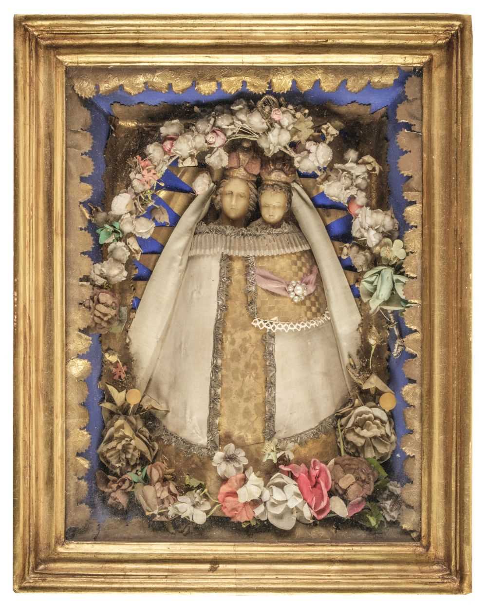 Lot 27 - Icon. A large devotional icon, French, circa 1870s/80s