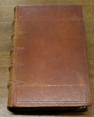 Lot 100 - Bible [English; Matthew's Version]. [The Byble, that is to saye, all the holye Scripture... , 1551]