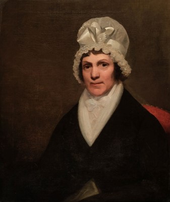 Lot 264 - English School. A pair of portraits of George and Mary Bagster, circa 1770s/80s