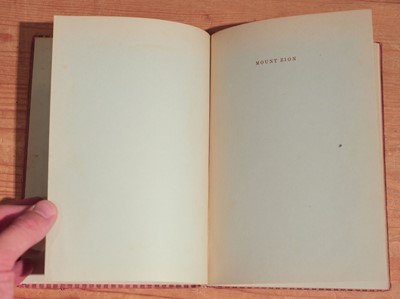 Lot 85 - Betjeman (John). Mount Zion or In Touch with the Infinite, 1st edition, The James Press, (1931)