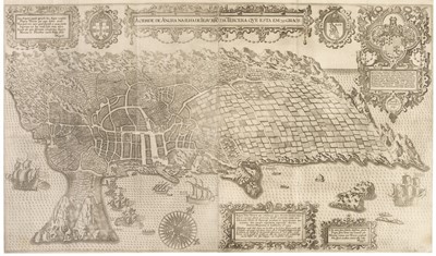 Lot 408 - Azores. Van Linschoten (Jan Huygen), Ailhae Cidade de Goa Metropolitana..., 1596 or later
