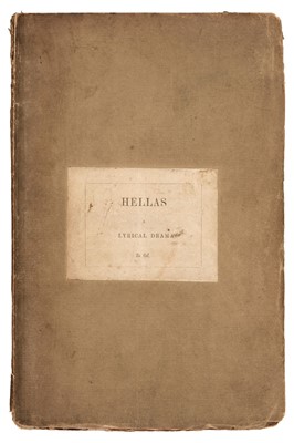 Lot 160 - Shelley (Percy Bysshe).  Hellas. A lyrical drama, 1st ed., 1822
