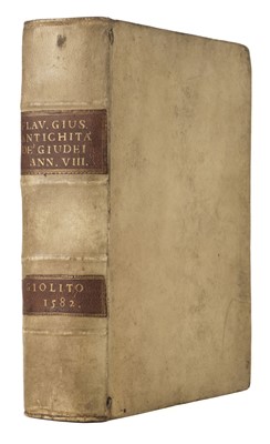 Lot 114 - Josephus (Flavius). Di Flavio Givseppe, dell' Antichita' de Givdei Libri XX, 1582