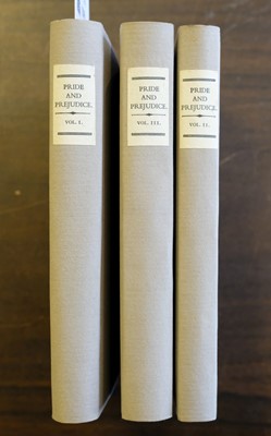 Lot 156 - Austen (Jane). Pride and Prejudice: A Novel, 3 vols., 2nd edition, 1813